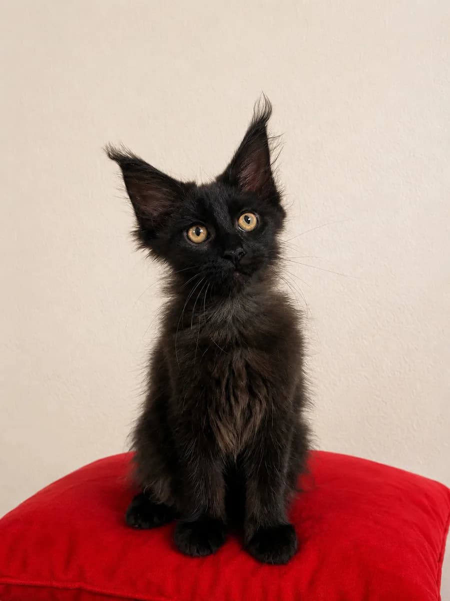 Maine Coon, negru – Maine Coon, pisici Chișinău – 1